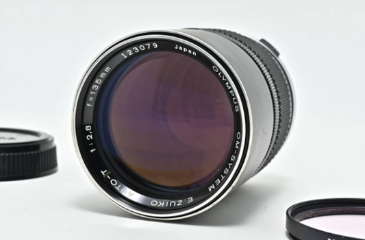 [ Near MINT ] OLYMPUS OM-SYSTEM E.ZUIKO AUTO-T 135mm f/2.8 From Japan